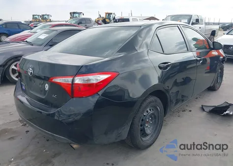 2016 Toyota Corolla Le z USA, uszkodzony, nr VIN 2T1BURHE3GC711693